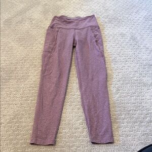 Beyond Yoga Mauve/Purple High-Waist Leggings